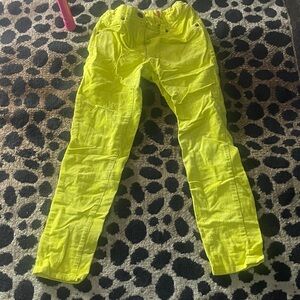 Crewcuts Neon Yellow Corduroy Pants